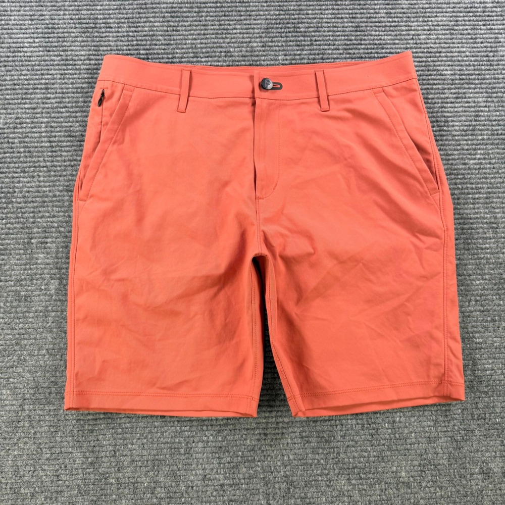 Public Rec Day to Night Shorts Mens 32 Coral Pink Golf Casual Performance Work